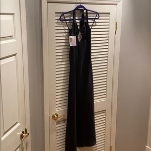 Jessica McClinton Black Halter Dress